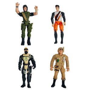 GI Joe The Corps 4-pc Action Figures Military Soldiers Articulated Joints Mixed